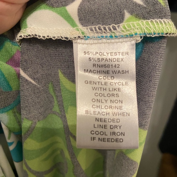 London Times Multi Print Artist Stretch Dress - Picture 7 of 7